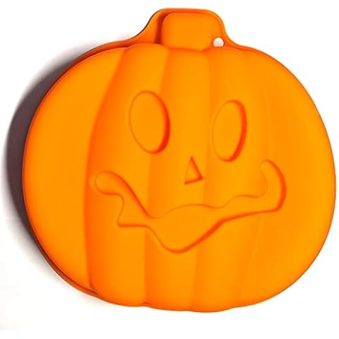 wooyaya Halloween Pumpkin Cake Pan, 8 inch Silicone 3D Pumpkin Cake Mold for Baking Cake,Perfect for Halloween Party or other Parties Cover
