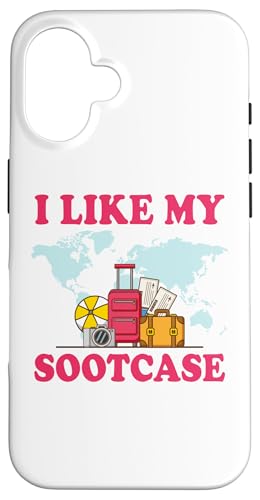 Coque pour iPhone 16 I Like My Sootcase Suitcase Funny Travel Bag humor Vacation