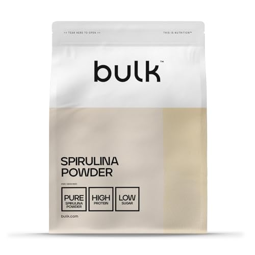 Bulk Espirulina en Polvo, 500g, 100 Dosis
