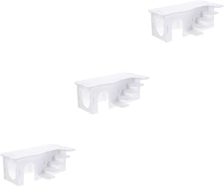 Abaodam 3 Pçs Casa De Hamster Cobaia Habitat Hamster Esconder Brinquedo Hamster Escada Esconderijo Gaiola Decoração Pequeno Animal De Estimação Refúgio Cobaia Playground Gaiola Brinquedo