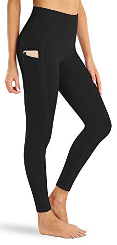 Image of Fengbay High Waist Yoga Pants, Pocket Yoga Pants Tummy Control Workout Running 4 Way Stretch Yoga Leggings