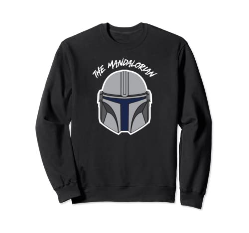 Sweatshirt Mandalorian Star Wars avec casque assorti pour fan geek