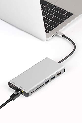 USB C ハブ 8-in-1 2021最新版 Type C アダプタ マルチポート  HUB 8ポート操作簡単MacBook / MacBook Pro /ChromeBook Pixel Microsoft Surface Pro 4 /Asus Zen AiO/Samsung等Type C デバイス対応