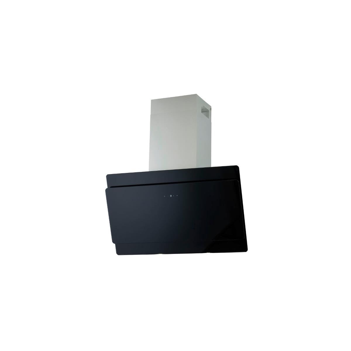 PKM Cubierta Inclinada S3-90 ABTZ | Campana Extractora | 90 Cm De Ancho | Cristal | Negro | Pantalla Táctil | Salida De Aire | Recirculación