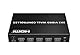 PremiumCord HDMI-Videowand-Controller 1-4, Full HD 1080p 60 Hz, 8 Anzeigemodi, HDMI 1.4, HDCP 1.4, RS232, DIP-Schalter, Metallgehäuse, Schwarz