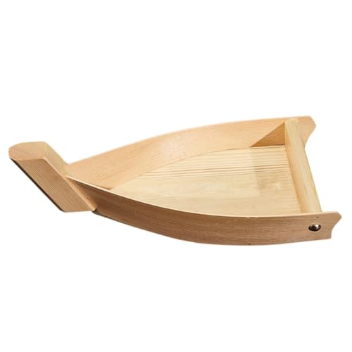 Bandeja para sushi de madera Healeved 31cm tamaño medio miniatura 1