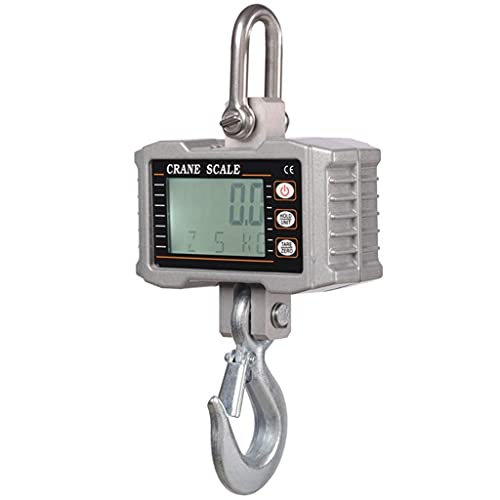 Báscula digital colgante industrial 1000kg acero inoxidable