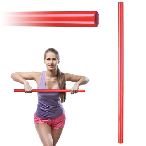 Gymtek Gymnastikstab, Turnstab - 120 cm lang - Gymnastikstange, Trainingsstab, Gymnastik Stab für Fitness, Pilates, Home Gym, Fitnessstudio