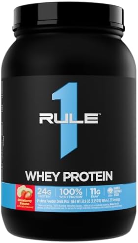 Rule One R1 Whey Blend, Strawberry Banana - 902 g