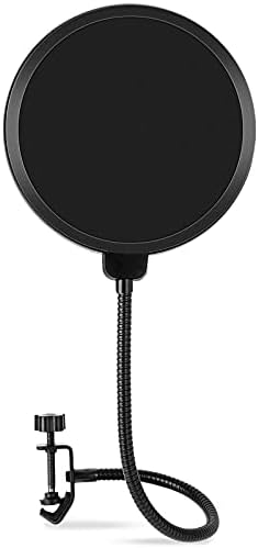 Excefore Microphone Pop Filter for Blue Yeti and Other Mic, 6 Inch Dual ...