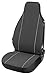 Produktbild WALSER Autositzbezug Modulo Highback Einzelsitzbezug für Vordersitz schwarz universal passender Schonbezug 13557