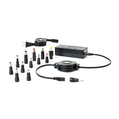 Retrak 65W Universal Ac Laptop Charger, Retrak Laptop Charger With 13 Adapter Tips, Retractable Universale Laptop Power Adapter Charger, Ultrabook/Notebook/Netbook Wall Charger, Etchgnbunn2 #TOP1