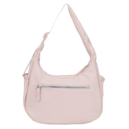 Image of JANKS Small Puffer Crescent Shoulder Bag for Women, Nylon Quilted Puffy Crossbody Purse, Cute Hobo Shoulder Handbags