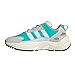adidas Originals Mens ZX 22 Boost Sneaker, White Semi Mint Rush, 6