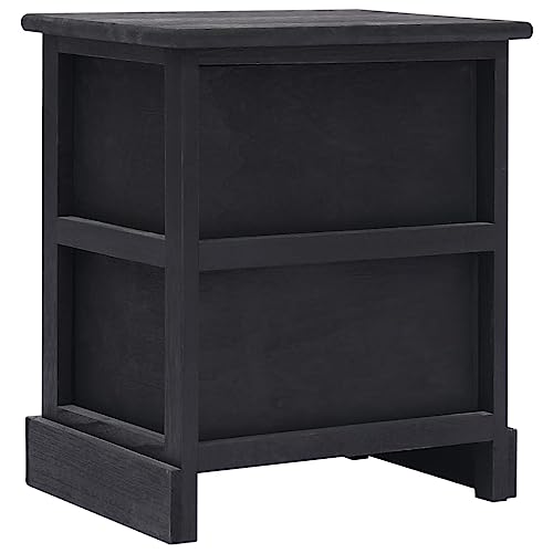 Table de chevet vintage noire pour optimiser les petits espaces - 6