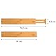 Kesper | Schubladentrenner 4er Pack, Material: Bambus, Maße: 45.5 x 1.5 x 6 cm, Farbe: Braun| 17074 13