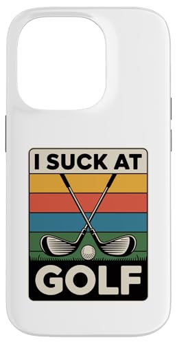 I Suck At Golf Joke ʔSt s Ȓj St X}zP[X iPhone 14 Pro p
