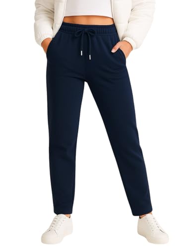 Image of BLINKIN Women's Fleece Track Pants | Warm Winter Joggers with Pockets | Soft Cosy Sweatpants & Gym Pants for Women (248)