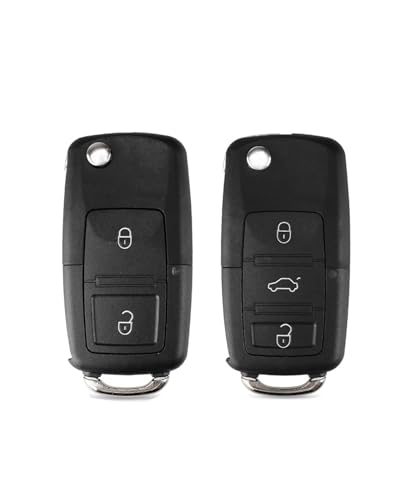 Coque de clé Golf et Passat boîtier télécommande à clapet modèle 2 x10