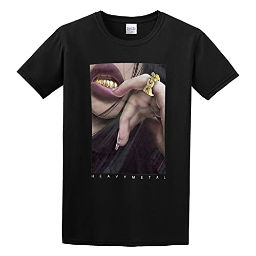 DGK Heavy Metal Graphic tee Unisex 100% Cotton Short Sleeve T Shirts Black XXXL