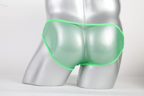 Men's Mesh Sheer Bulge Pouch Bikini Briefs Panties Low Rise See Through Underwear3