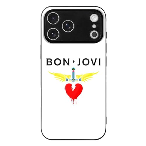 Bon Jovi �{���E�W�����B iPhone17ProMax�p�P�[�X �X�}�z�P�[�X �����K���X �A�C�t�H��17�v���}�b�N�X�p�P�[�X ���^ �ϏՌ� �l�C ������� �w��h�~ �g�уJ�o�[ ���C�����X�[�d�Ή� �S�ʕی�
