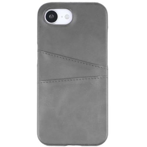 Orancio iPhone 17e / 16e �p �P�[�X �J�[�h���[ ���U�[ �X�}�[�g �P�[�X �O���[