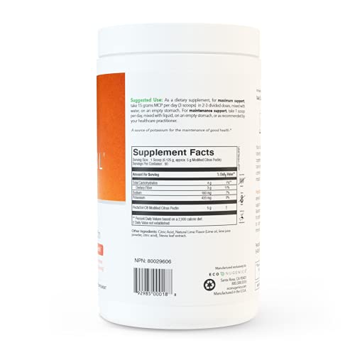 Econugenics Pectasol Modified Citrus Pectin Cellular Health And Immune System Supplement - Lime Infusion Powder - Maintain Healthy Galectin-3 Levels - Cardiovascular Support (551.29 Grams) #TOP5