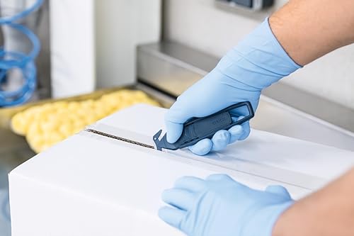 Martor 10 X Coltelli Di Sicurezza, Lama Nascosta, Secumax 150 Rilevabile Al Metal Detector, Cutter Professionale, Per Taglio Di Nastro Adesivo, Leggero, Plastica, Per Destrorsi E Mancini - 15