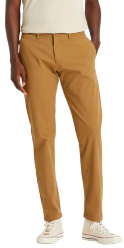 Dockers Men's Smart 360 Flex Chino Tapered Pants, Beige (Ermine 0014), 33W / 32L