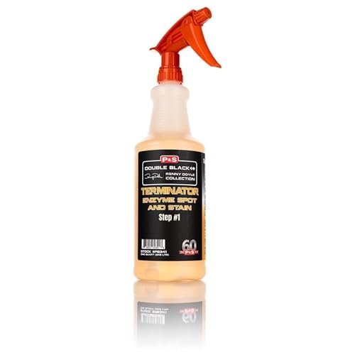 Image of P & S PROFESSIONAL DETAIL PRODUCTS Terminator Enzyme Spot & Stain Remover - Professional Upholstery & Carpet Cleaner, Eliminates Grease, Dirt, Protein-Based Stains, Fresh Scent - 32 Oz.