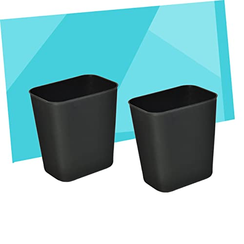 Caneca de basura cuadrada Happyyami de plástico sin tapa 2 piezas miniatura 6