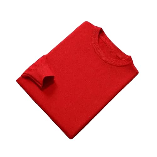 Mens Solid Long Sleeve Pullovers 100 Percent Cotton O-Neck Plus Sweaters Spring Fall Casual Polos Jersey