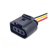 DLAHPJPT 2/3/4/5/6/8/10 Pin 3.5mm Auto Ignition Coil Wa*ter*pro*of Connector Horn Sen/;sor pl;/ug With Cable 1J0973722 Fit Compatible *V*W*(3P of 1J0973723)