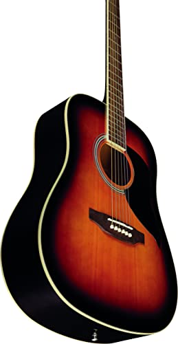 EKO GUITARS – RANGER 6 BROWN SUNBURST Guitare acoustique série Ranger, couleur marron Sunburst - Les Beatles, Paul McCartney, John Lennon, RIngo Starr, George Harrison EKO GUITARS - RANGER 6 BROWN SUNBURST Guitare acoustique série Ranger, couleur marron Sunburst – Image 5