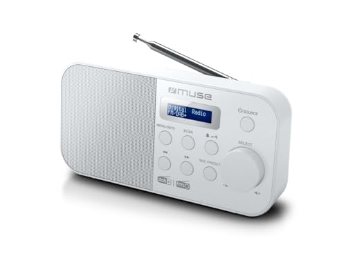 Radio DAB+ MUSE M-109 DBW reveil musical ideal pour votre cuisine ou table de chevet