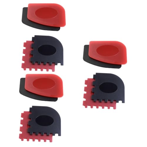 UPKOCH 3 Series Rascadores De Cocina De Plástico Limpiar Sartenes Y Utensilios De Herramientas Prácticas Cocinas Parrillas Y Negro 4 Piezas X 3