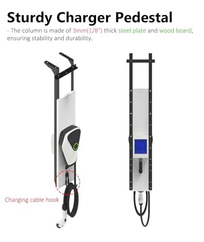 Support de chargeur pour véhicule électrique réglable avec socle de connecteur - 5