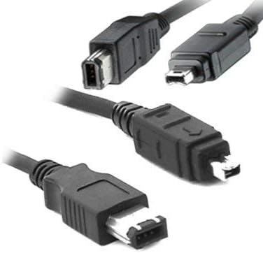 1Meter IEEE 1394 Firewire 6-4 Pin DV Cable For JVC VC-VDV206U Generic