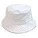 DECKY Cotton Unstructured Polo Style Bucket Hat Small/Medium White