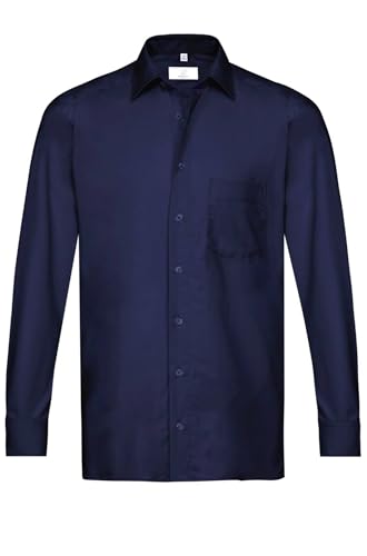 GREIFF Corporate Hemd Basic Herren Regular Fit Oeko TEX® Marine 47/48