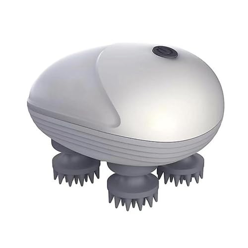 Image of 10-Year-Warranty-Electric-Scalp-Massager-for-Hair-Growth-with-Red-Light-Therapy-96-Silicone-Kneading-Points-Detachable-Head-Wireless-Handheld-Head-Massager-Stress-Relief-(Multicolor)