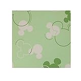 大島屋 吸着 タイルマット ディズニー ミッキーマウス/モノ 9枚セット グリーン 30×30cm(1枚あたり)