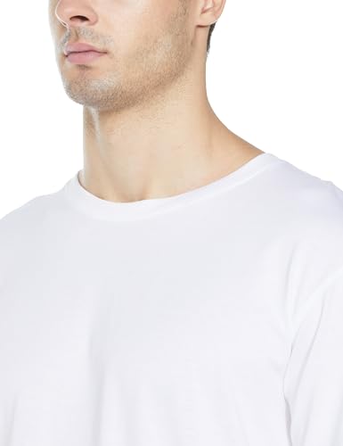 Image of Veirdo 100% Pure Cotton Drop Shoulder Oversized Baggy Fit Half Sleeve Plain Solid Round Neck Multicolor T-Shirt Combo for Men (Pack of 3) (Sizes S-2XL)