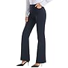 Stelle Women 28″/30″/ 32″ Bootcut Dress Pants Business Casual Work Pants with Pockets Pull On Regular Slacks for Office