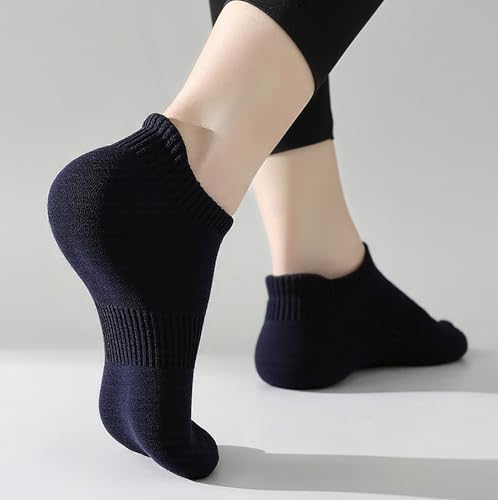 Image of 12-20 Pairs Athletic Ankle Socks for Women Breathable Low Cut Running Cushioned Moisture Wicking for Sport Traveling