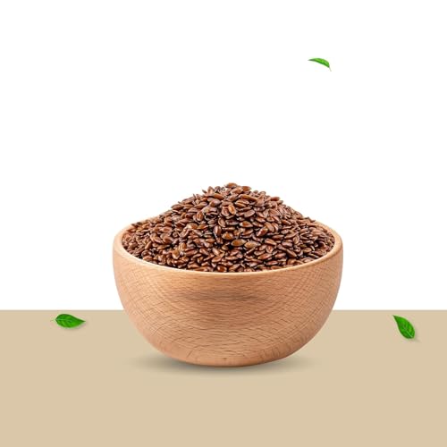Image of KitchenSmith Flax Seeds - Pack of 3 (200gm Each) | A Nutrient-Dense Superfood For Boosting Energy | Skin Health & Weight Management | Boost Digestion | Supercharge Your Wellness With Natural Fiber