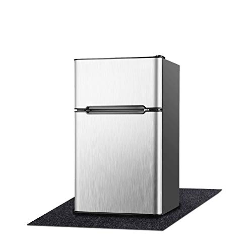 KALASONEER Under Beverage Refrigerators Mat,Slip Resistant,Absorb Water,Protects Floor from Water,and Spills,Slip Resistant Waterproof (Refrigerators Mat:24inches x 24inches)