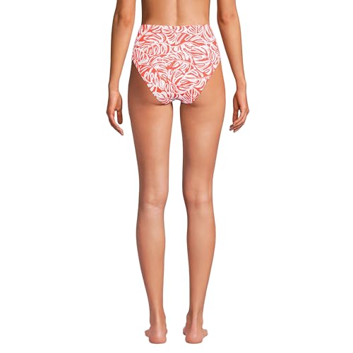 Lands' End Women's Ribbed Smoothing High Waisted Bikini Bottoms2