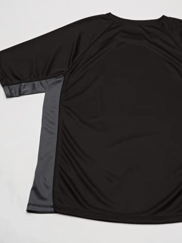 Kanu Surf Men's CB Rashguard UPF 50+ Swim Shirt (Regular & Extended Sizes), Black, XX-Large